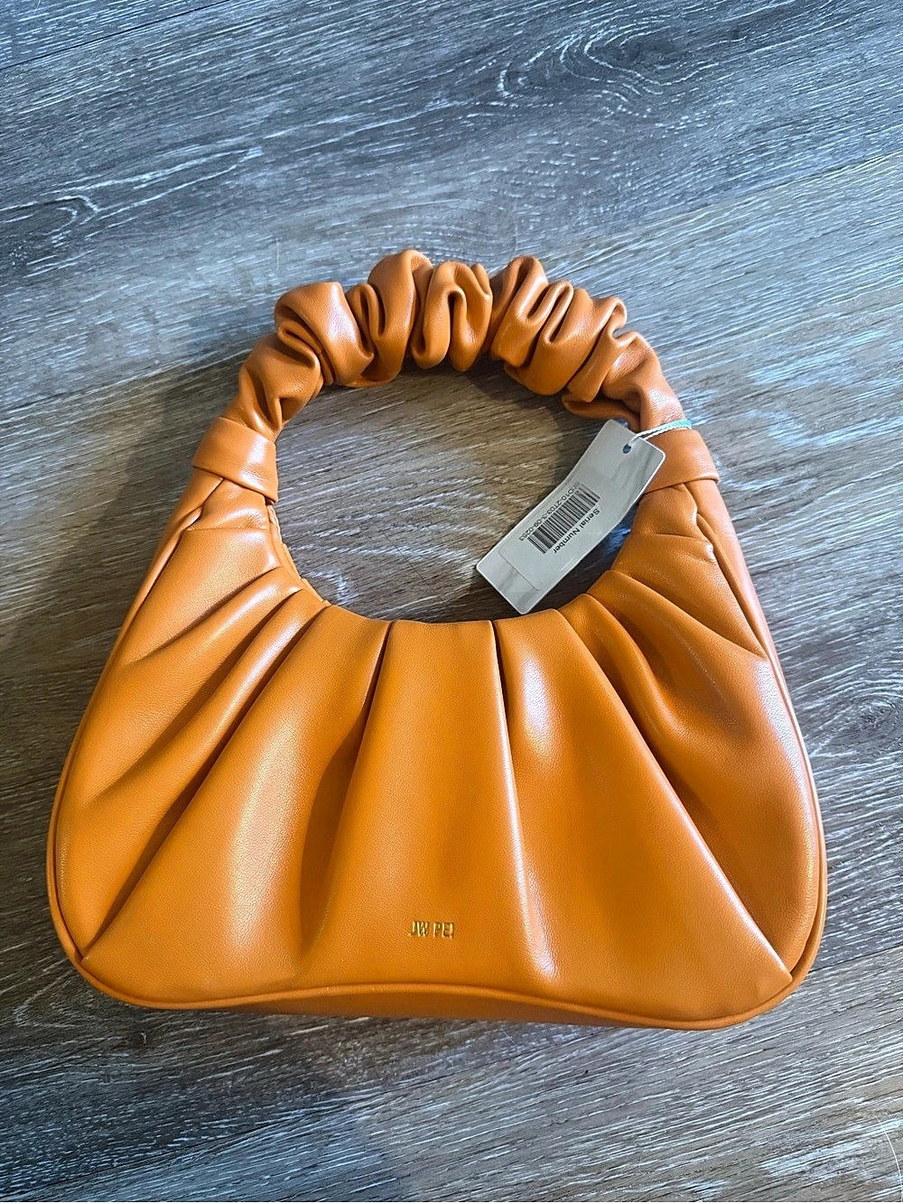 JW PEI Gabbi Ruched Hobo Bag Orange